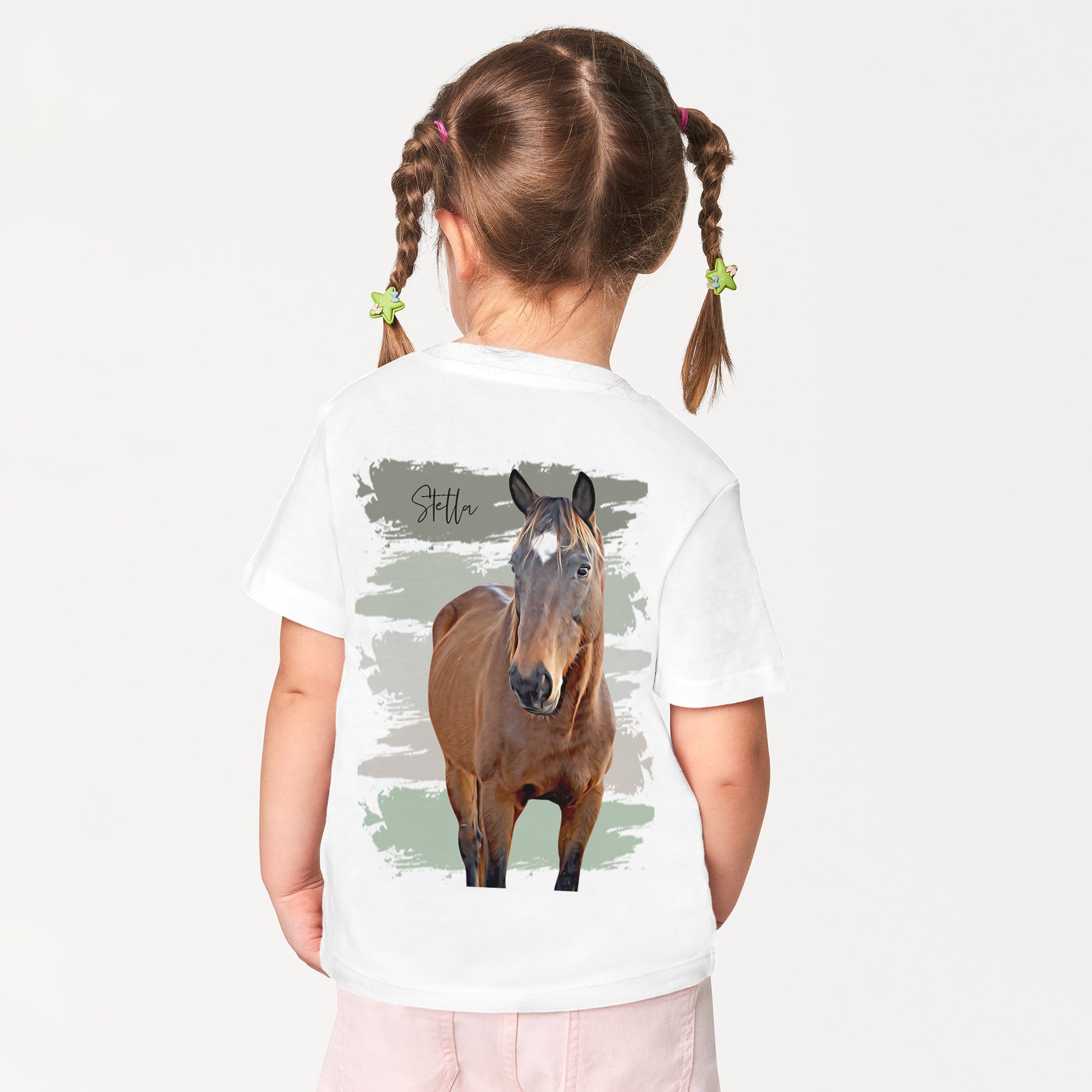 Custom Horse Portrait T-shirt - Slim-fit Unisex Tee - cmzart