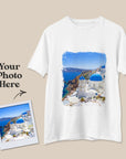 Custom Own Photo T-shirt - Slim-fit Unisex Tee - cmzart