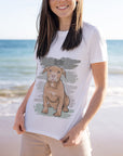 Custom Pet Portrait T-shirt - Hand-drawn Vector Art - cmzart