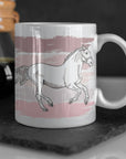 Custom Pet Sketch Mug - Heat Changing & Glossy White - cmzart