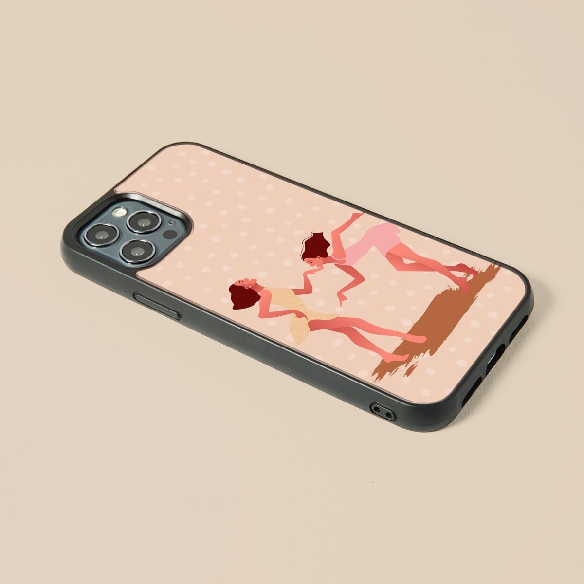 Dancing Queen - Glass Phone Case - cmzart