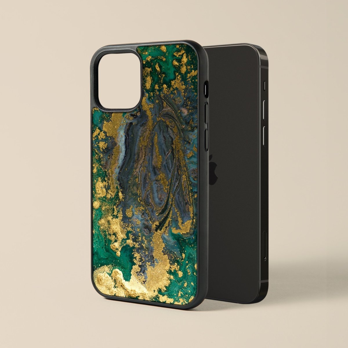 Evergreen Marble - Glass Phone Case - cmzart