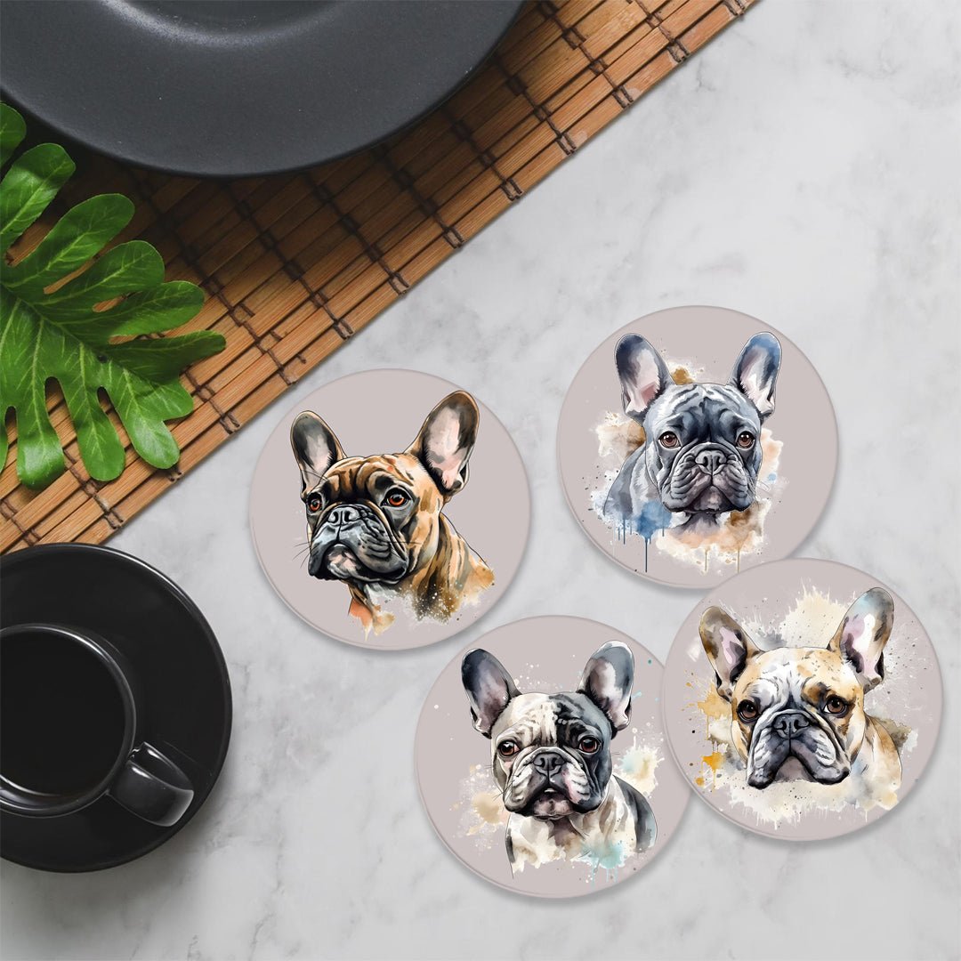 French hotsell bulldog coasters