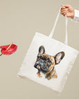 French Bulldog I Tote Bag - Colourful Watercolour Painting - cmzart