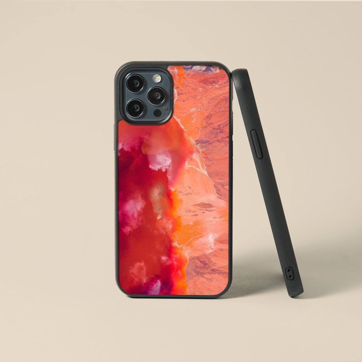 Fusion Fire - Glass Phone Case - cmzart