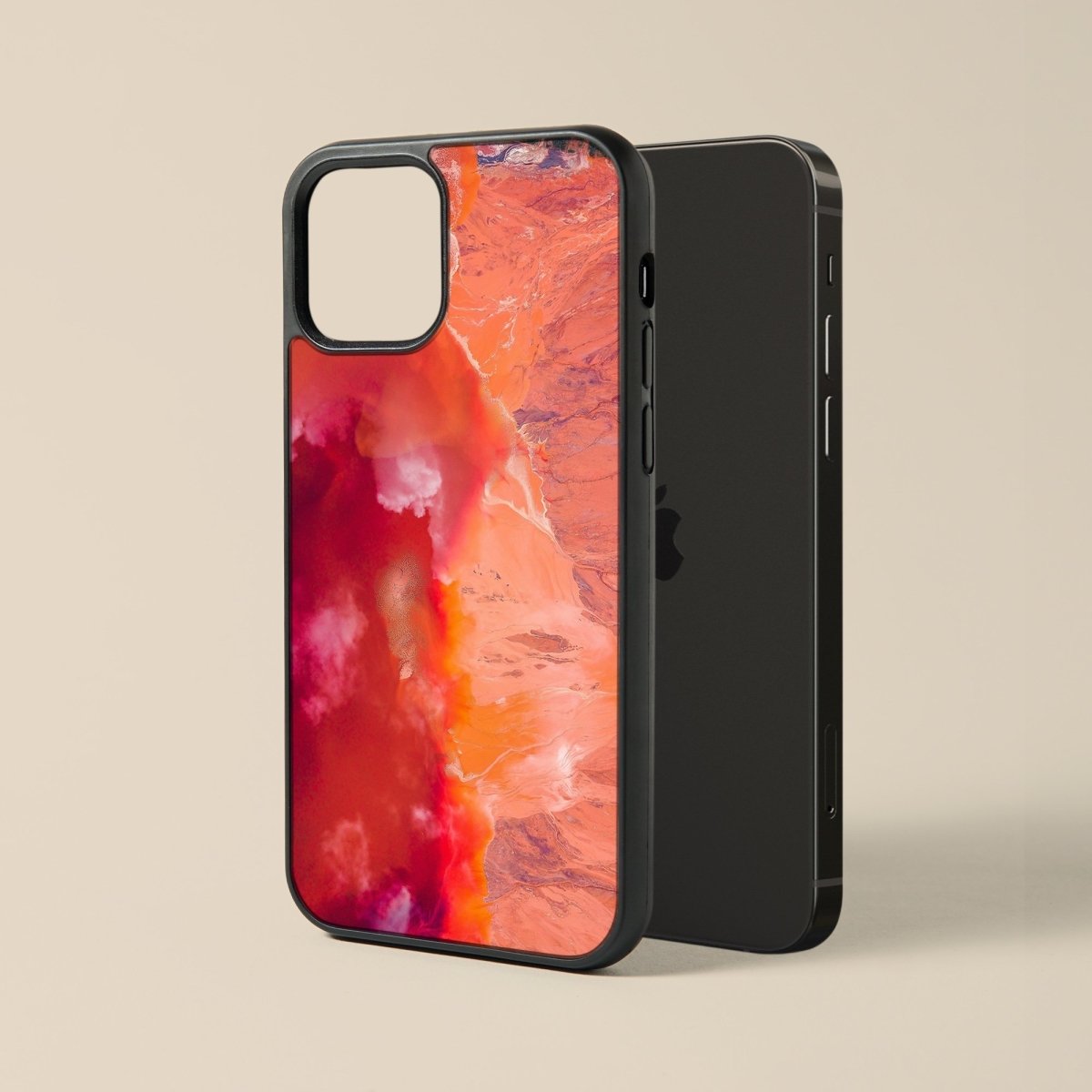 Fusion Fire - Glass Phone Case - cmzart