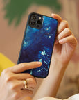 Magic Midnight - Glass Phone Case - cmzart