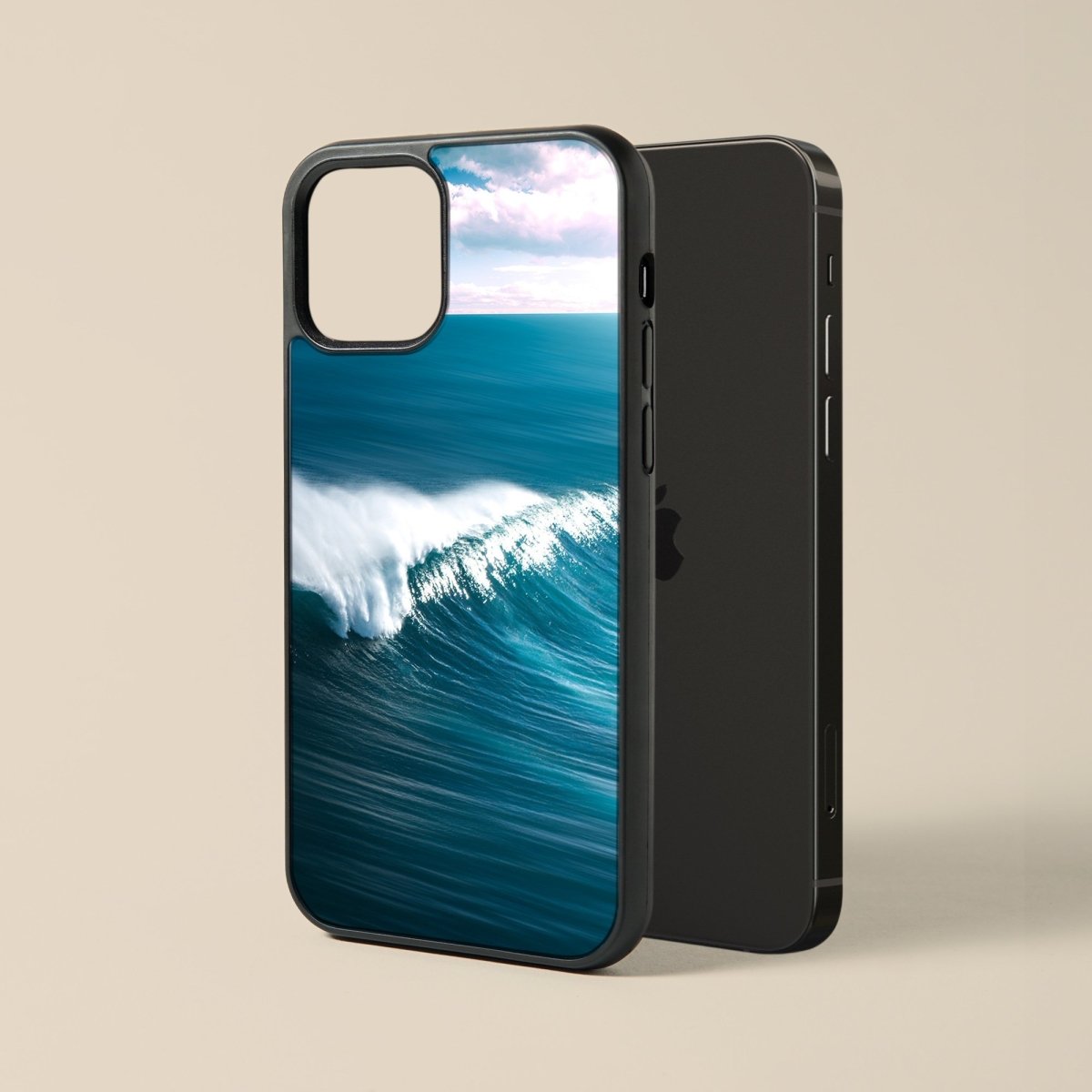 Ocean Power - Glass Phone Case - cmzart