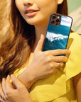 Ocean Power - Glass Phone Case - cmzart