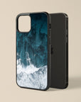Ocean Waves - Glass Phone Case - cmzart