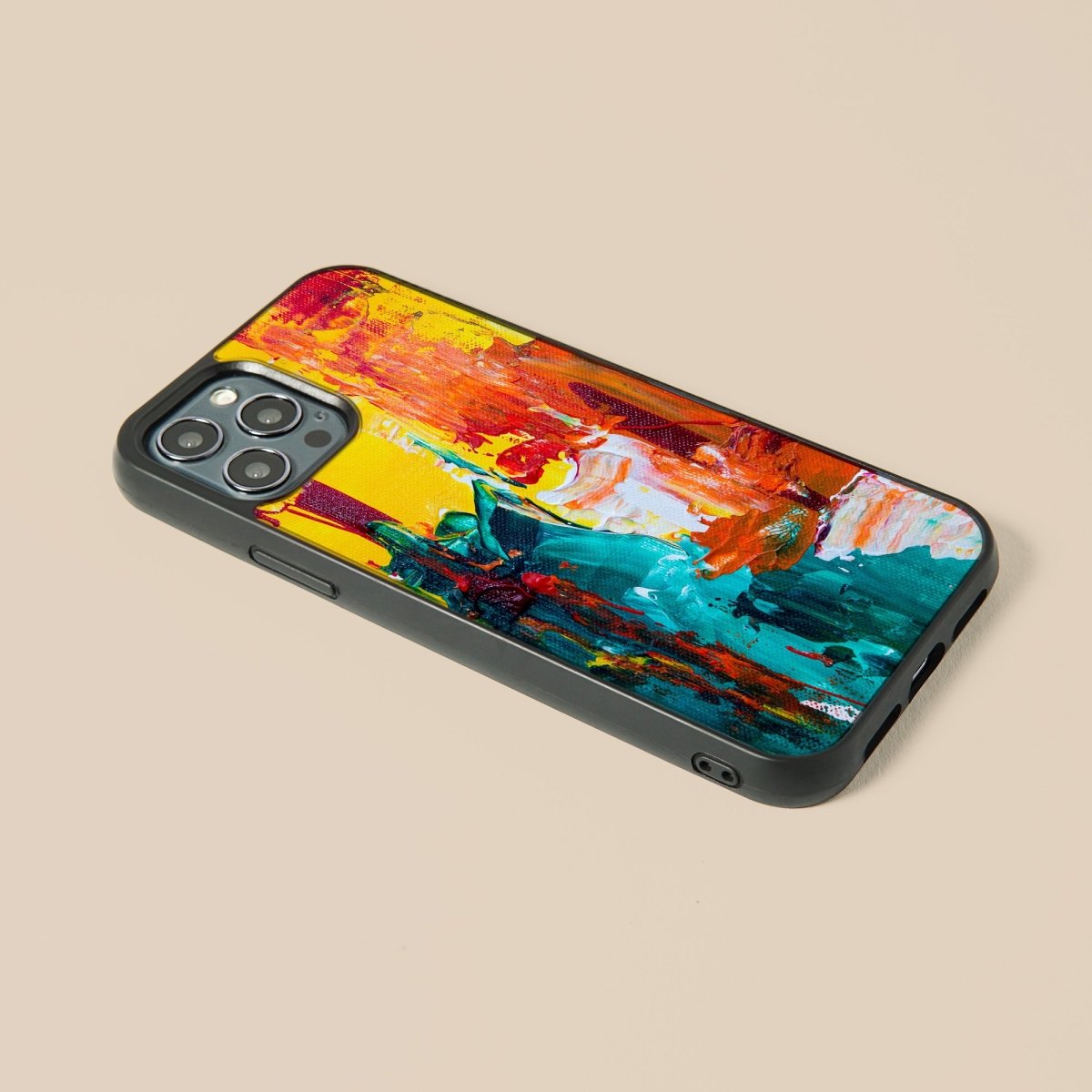 Oil Canvas - Glass Phone Case - cmzart