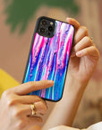 Ombre Oil Painting - Glass Phone Case - cmzart