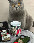 Personalised Artistic Cat Phone Case - cmzart