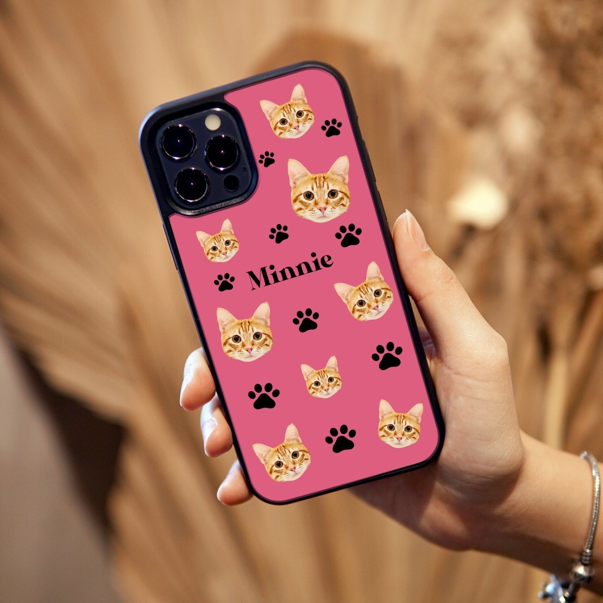 Personalised Artistic Pet Head Phone Case - cmzart