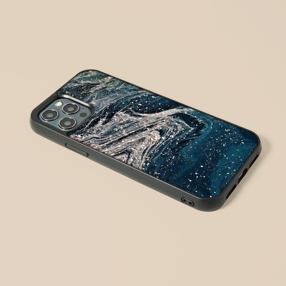 Rock Marble - Glass Phone Case - cmzart