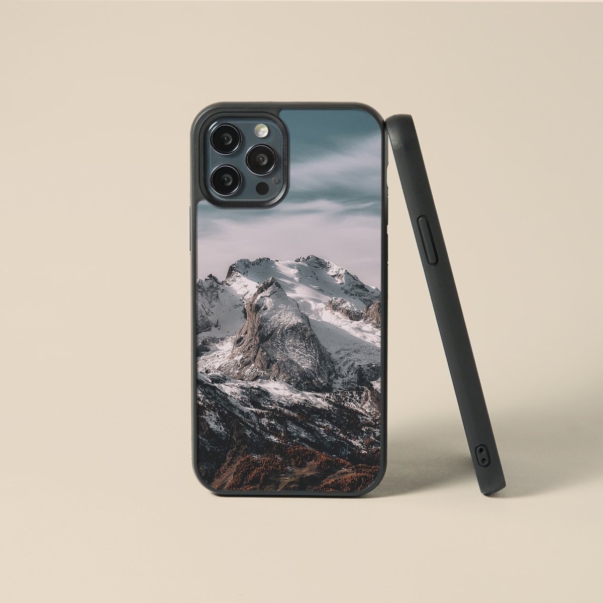 Rocky Mountains Colorado - Glass Phone Case - cmzart