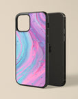 Slushy Rainbow - Glass Phone Case - cmzart