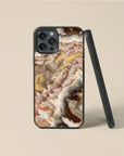 Truffle Brown - Glass Phone Case - cmzart