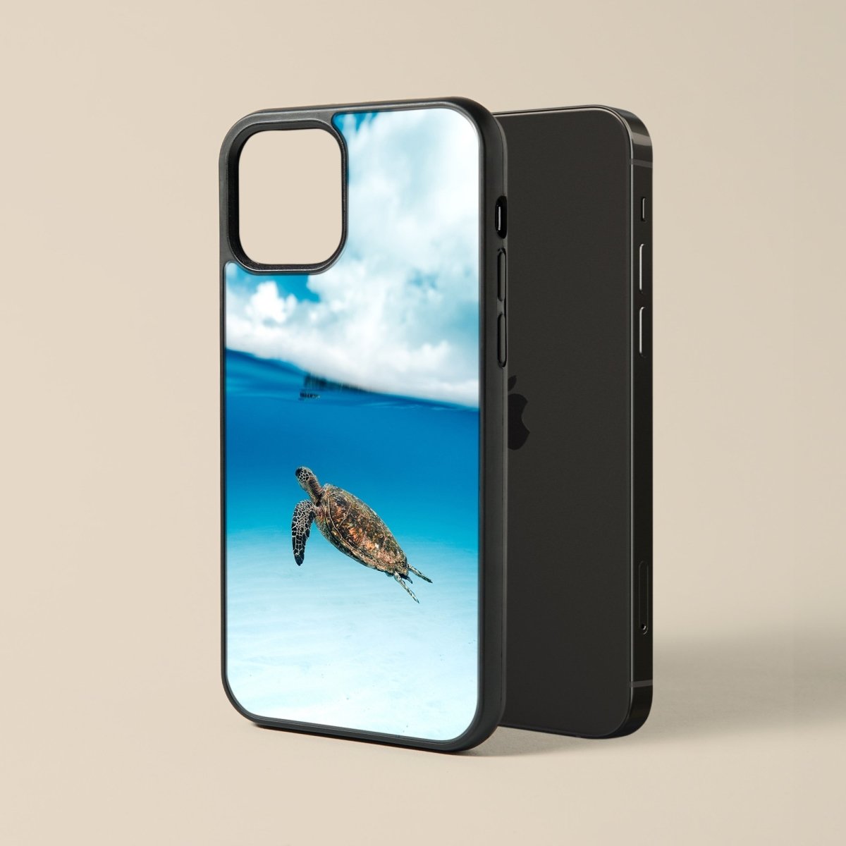 Turtle - Glass Phone Case - cmzart