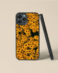Yellow Daisy Flowers - Glass Phone Case - cmzart