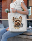 Yorkshire Terrier I Tote Bag - Colourful Watercolour Painting - cmzart
