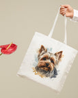 Yorkshire Terrier I Tote Bag - Colourful Watercolour Painting - cmzart