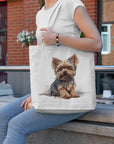 Yorkshire Terrier IV Tote Bag - Colourful Watercolour Painting - cmzart